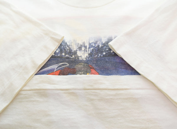ヴィンテージ Vintage 90's AKIRA 金田 バイク Tee FRUIT OF THE LOOM フルーツ オブ ザ ルーム 2枚 タグ KANEDA BIKE アニメ T 90年代 90s Tシャツ ホワイト Mサイズ 103MT-2795