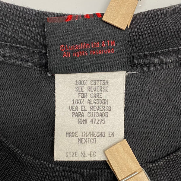 【曜日割引対象外】 ヴィンテージ vintage ~00's Star wars EP1 Darth Maul movie tee Tシャツ ブラック XLサイズ 201MT-4167 VB