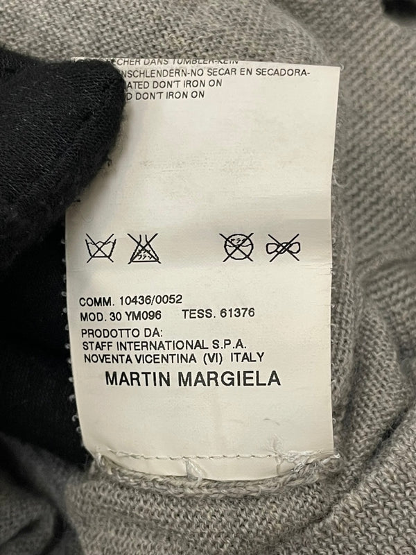 メゾン マルタン マルジェラ Maison Martin Margiela ここのえ期 Vネック ウール セーター M グレー 601MT-80