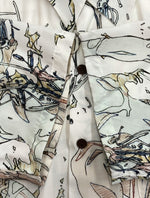 ワコマリア WACKO MARIA × GHOST IN THE SHELL 攻殻機動隊 HAWAIIAN SHIRT ハワイアン シャツ アロハシャツ 半袖 白 半袖シャツ キャラクター ホワイト Sサイズ 104MT-1163