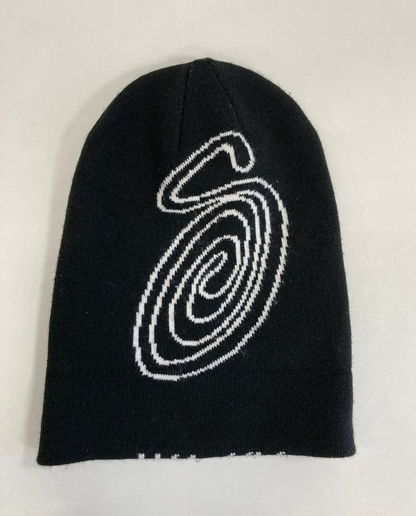 ステューシー STUSSY swirl s CUFF BEANIE ビーニー ニットキャップ ロゴ  帽子 メンズ帽子 ニット帽 ブラック 101hat-118
