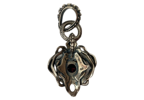 JAP工房 JAP INC. 餓狼 ペンダント トップ GARO CRIMSON HEART 烈花 ネックレス 925 銀 メンズジュエリー・アクセサリー ペンダントトップ 総柄 シルバー 104A-50
