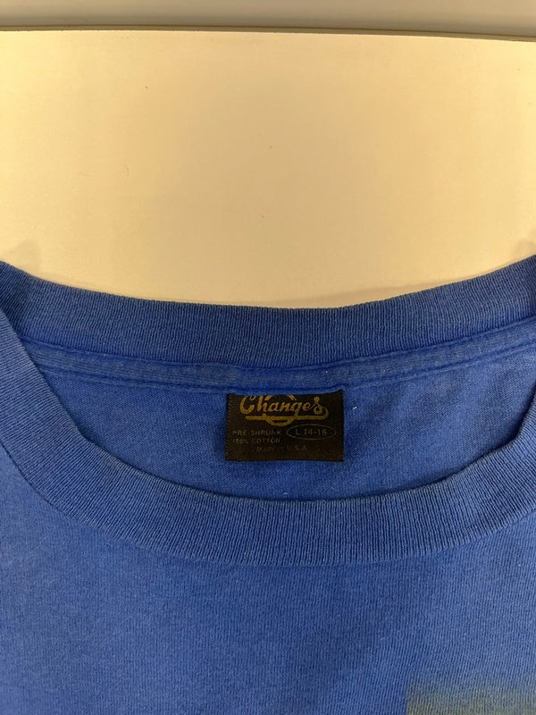 ヴィンテージ vintage 90s ©1998 Spider-Man スパイダーマン アメコミ キャラT US古着 シングルステッチ 青 USキッズL L(14/16) Tシャツ ブルー 101MT-4829