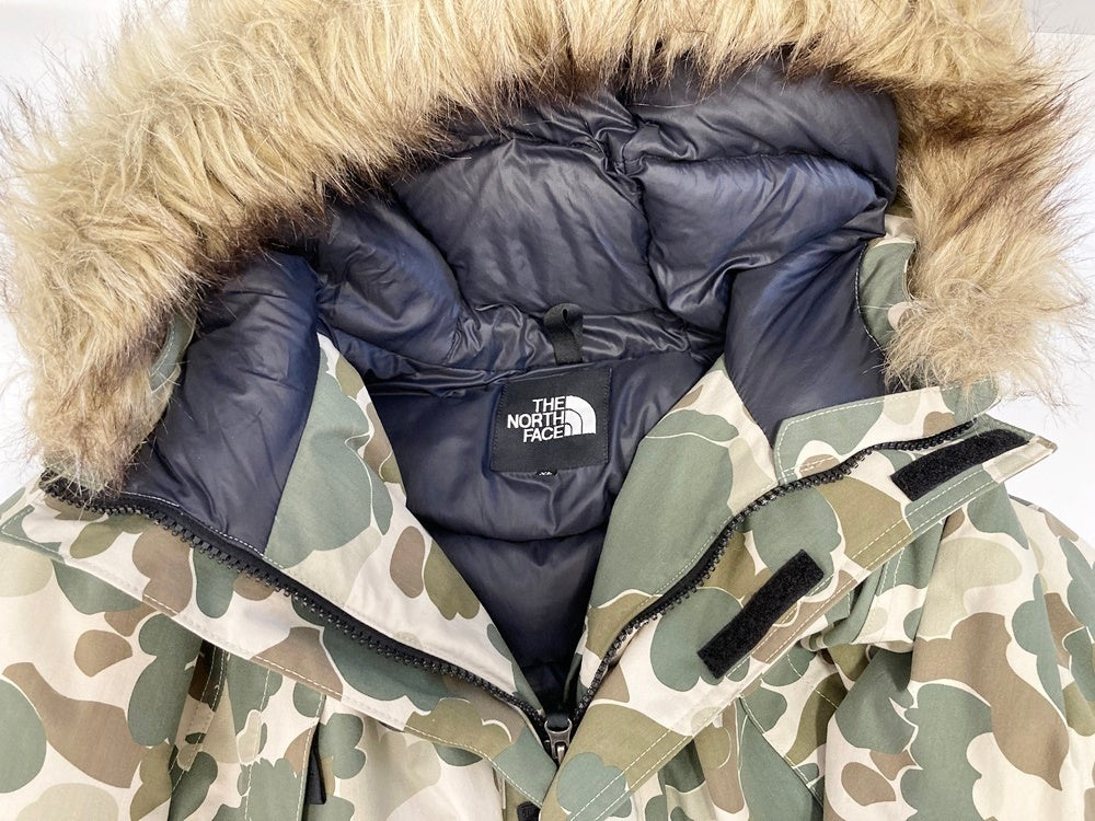 ノースフェイス THE NORTH FACE ELEBUS JACKET エレバスジャケット カモフラ ダウンジャケット ND91311 XL  ジャケット グリーン LLサイズ 101MT-2755 | 古着通販のドンドンサガール