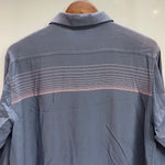 【曜日割引対象外】 ヴィンテージ vintage 50's Cassino ピーターパンシャツ 長袖シャツ ブルー Mサイズ 201MT-4642 VB