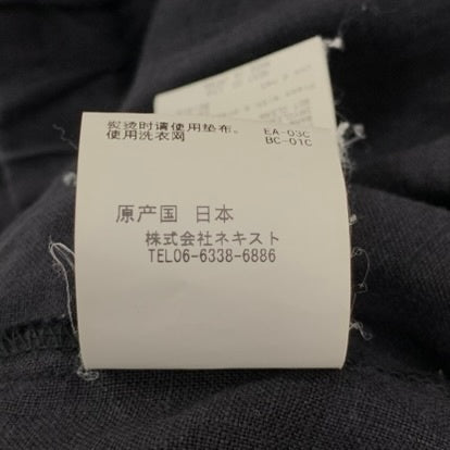 コンフェクト CONFECT リネン フルジップ ジャケット 02223-0059 ブラック Fサイズ 201MT-4062