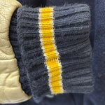 【曜日割引対象外】 ヴィンテージ vintage 80's 80s 80年代 デロング Delong スタジャン ジャケット ネイビー 44サイズ 201MT-3180 VB