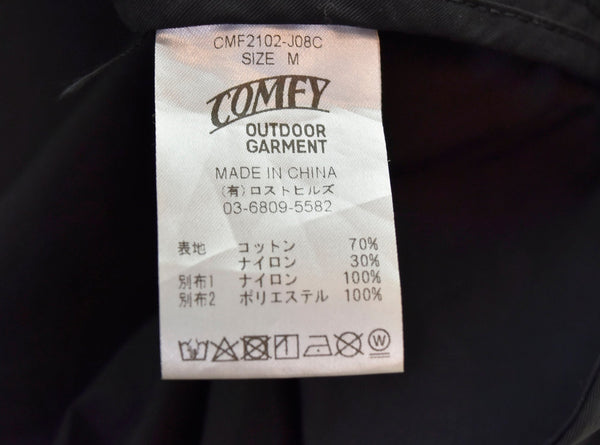 コンフィアウトドアガーメント COMFY OUTDOOR GARMENT OVERLAY COAT コート 黒 CMF2102-J08C ジャケット ブラック Mサイズ 103MT-1174