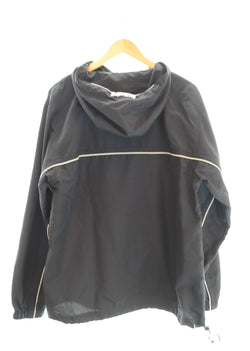 シュプリーム SUPREME 18SS Split Anorak スプリットアノラックハーフジップ プルオーバー パーカー  黒 ジャケット ブラック Mサイズ 103MT-2145