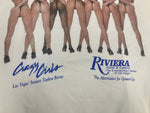 ヴィンテージ vintage 90's 90年代 Hanes Crazy Girls RIVIERA ホテル カジノ ピンナップガール プロモーション アドバタイジング MADE IN USA アメリカ製 XL Tシャツ ホワイト LLサイズ 101MT-4340