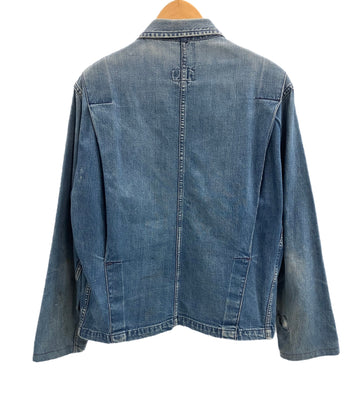 ヴィンテージ vintage 50's 50年代 Al.Miller デニムワークジャケット ボックス GRIPPER ZIPPER Chest 42 Sleeve 33 ジャケット ブルー 101MT-4179