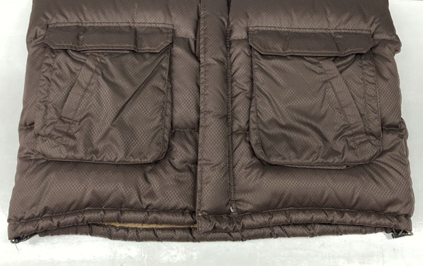 ステューシー STUSSY Ripstop Tactical Puffer Jacket リップストップ タクティカル パファー ジャケット アウター ダウン OLD オールド 茶色 ジャケット ロゴ ブラウン Lサイズ 104MT-867