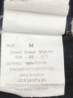 ジュンジェイ Juun.J Thealteredtech T-Shirt オルタードテック 刺繍ロゴ Tシャツ  黒 JC9342P235 Tシャツ プリント ブラック Mサイズ 104MT-1582