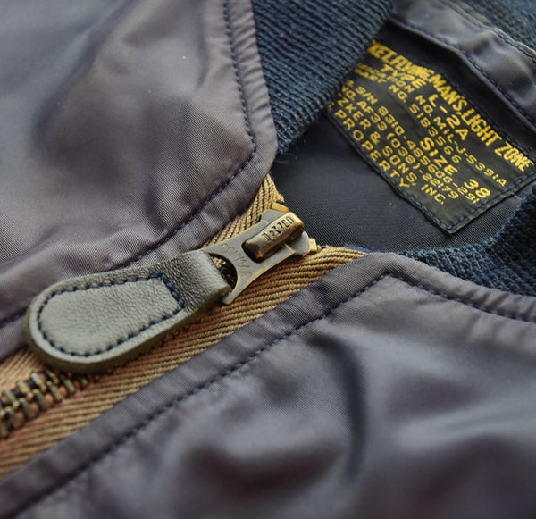 リアルマッコイズ THE REAL McCOY’S L-2A L2A Flight Jacket フライト ジャケット  38 ジャケット ネイビー 103MT-2956