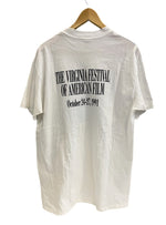 ヴィンテージ vintage 90s ©1991 Peter Max 89 Liberties movie made america 自由の女神 プリントTシャツ アートTシャツ 袖シングル XL Tシャツ LLサイズ 101MT-4673