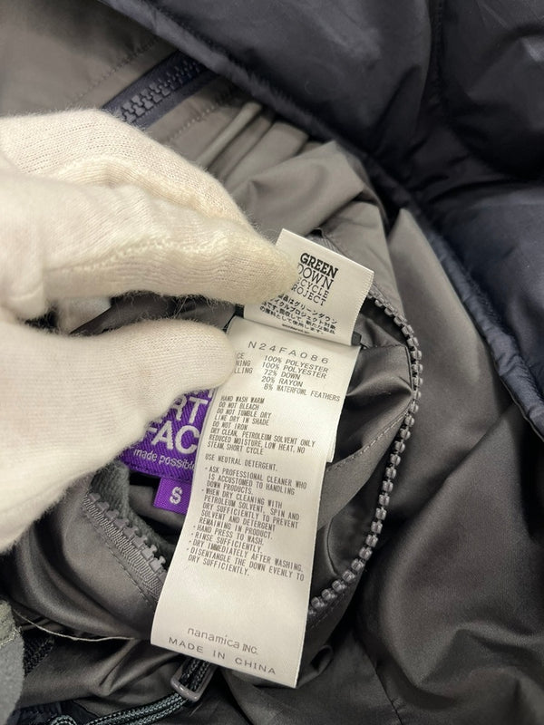 ノースフェイス THE NORTH FACE 24AW PURPLE LABEL Field Reversible Down Cardigan リバーシブルダウンカーディガン 紺 ジャケット ネイビー Sサイズ 101MT-5274
