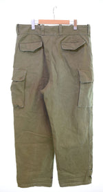 ミリタリー Military 50s フランス軍 M-47 前期 コットンツイル トップボタン2つ  カーゴパンツ カーキ 103MB-509