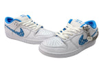 ナイキ NIKE 24年製 × NICOLE HAUSE ニコール ハウゼ DB DUNK LOW PRO ダンク ロー スケボー シューズ 白 青 FZ8802-100 メンズ靴 スニーカー ホワイト 27cm 104S-1035