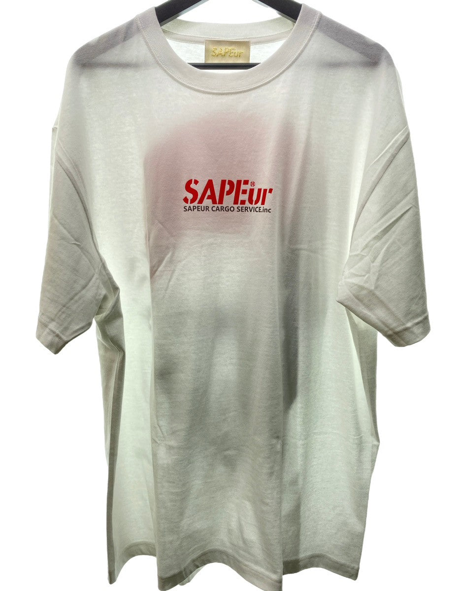 世界有名な SAPEur tee SAPEUR - カーゴサービス CARGO サイズM 中古】SAPEur SERVICE sapeur Mサイズ  xl グレー トップス メンズ