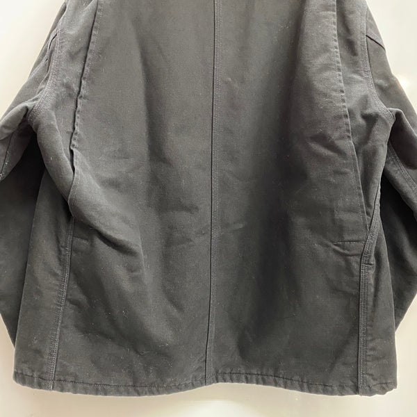 【曜日割引対象外】 カーハート Carhartt ミシガンチョアコート カバーオール ブランケットライナー ダック ジャケット ブラック 201MT-4466 VB