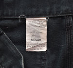 カーハート Carhartt  90’s Mexico製 ダブルニー ダック ペインター パンツ ブラック フェード 雰囲気系 BORO ボロ 90年代 90s  ボトムスその他 ブラック 32×30 103MB-644
