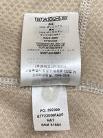 パタゴニア PATAGONIA 20AW CLASSIC RETRO-X クラシック レトロX フリース ボア ジャケット 白 STY23056FA20 ジャケット ロゴ ベージュ Lサイズ 104MT-1383