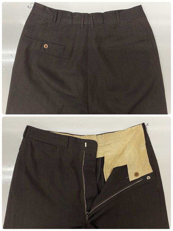 【曜日割引対象外】 ブルックスブラザーズ Brooks Brothers 60's 5ポケット スラックス タロン スラックス ブラウン 201MB-806 VB