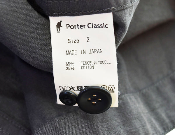 ポータークラシック Porter Classic TENCEL CARDIGAN テンセルカーディガン ネイビー 2 カーディガン ネイビー 103MT-1498