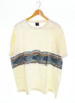 パタゴニア PATAGONIA  90s 90's 90年代 USA製 黒タグ生態系プリントTee 希少 Tシャツ ホワイト Lサイズ 103MT-2746