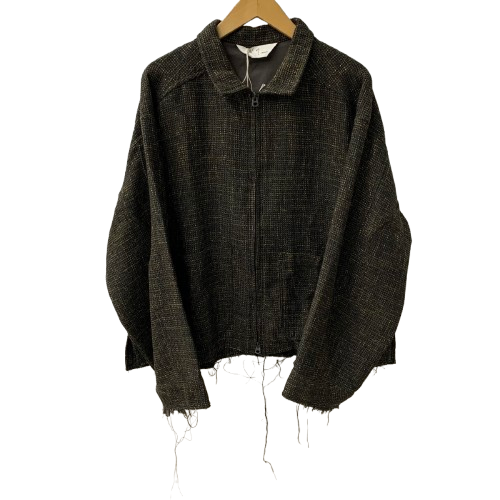 アンセルム ANCELLM TWEED ZIP JACKET サイズ1 ジャケット ブラウン アンセルム ANCELLM TWEED ZIP JACKET サイズ1 ジャケット ブラウン