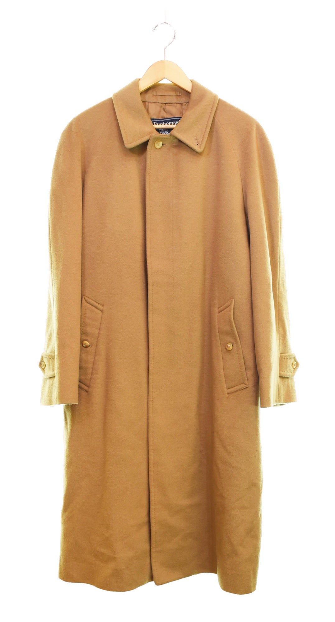 バーバリー Burberry 90s ウールバルマカーンコート 比翼仕立て 90's