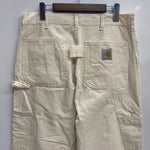 【曜日割引対象外】 カーハート Carhartt 80's 100周年 ペインターパンツ USA製 カーゴパンツ ホワイト 34×30サイズ 201MB-1133 VB