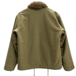 【曜日割引対象外】 ネイビーデパートメント NAVY DEPARTMENT N-1 デッキジャケット フライトジャケット NXsx15122 ジャケット カーキ 38サイズ 201MT-4442 VB