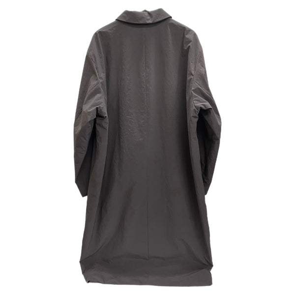 エイトン ATON ASAKO NYLON BALMACAAN COAT 7049683 コート グレー 6サイズ 201MT-4172