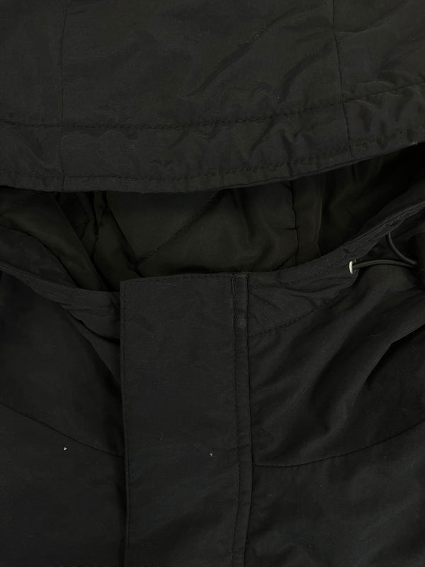 エクストララージ XLARGE フーディ パフジャケット 黒 ロゴ ワッペン 101203021005 XL ジャケット ブラック LLサイズ 101MT-4207