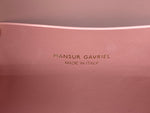 マンサーガブリエル MANSUR GAVRIEL Logo Mini North South Tote MINI 型押しロゴ NEW NSトートバッグ ハンドバッグ ショルダーバッグ レザー スクエア PINK バッグ レディースバッグ 2way・3wayバッグ ピンク 104B-65