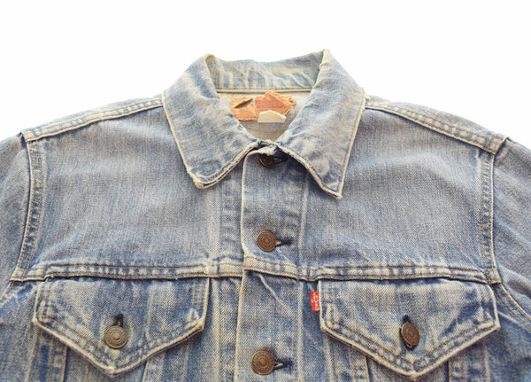 リーバイス Levi's 70s 70505-0217 denim jacket Made in USA 70'S 4th デニムジャケット 紙パッチ スモールe USA製 71505-0217 40 ジャケット ブルー 103MT-2376