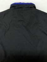 パタゴニア Patagonia PUFFBALL VEST パフボール ベスト ハーフジップ アウトドア 青 黒 ベスト ロゴ ブラック Sサイズ 104MT-2198