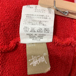 ステューシー STUSSY 90s オールド AUTHENTIC GEAR スタジャン ジャケット レッド Mサイズ 201MT-4744