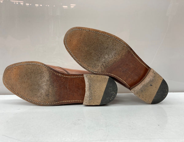 パラブーツ Paraboot CHUKKA BOOTS チャッカ ブーツ プレーントゥ レースアップ 革靴 シューズ 茶 メンズ靴 ブーツ チャッカ ブラウン 7 1/2K 104S-754