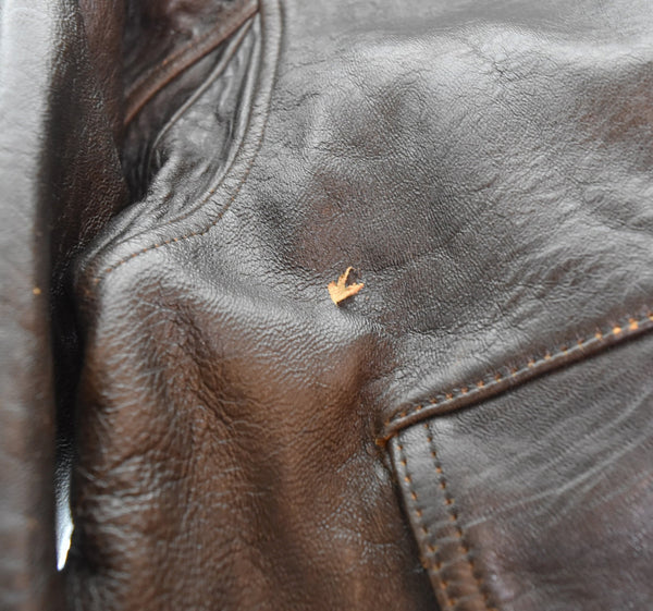 ラッキーストライク LUCKY STRIKE G-1 Flight Jacket SHEEP SKIN LEATHER JACKET フライト ジャケット レザー 襟 ボア ボアライナー 7571-5385 L ジャケット ブラウン 103MT-3182