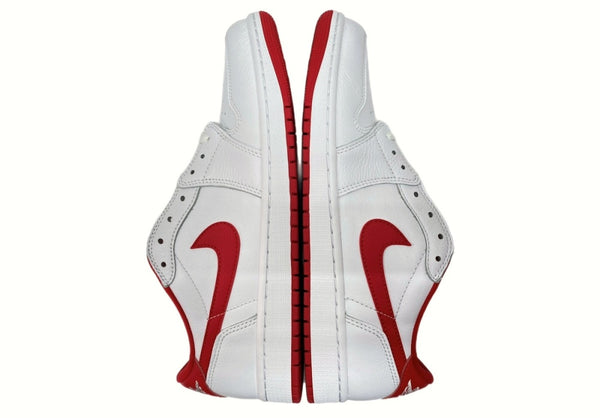 ナイキ NIKE 23年製 AIR JORDAN 1 LOW OG METALLIC RED エア ジョーダン ロー メタリック レッド AJ1 白 赤 CZ0790-161 メンズ靴 スニーカー ホワイト 28.5cm 104-shoes482