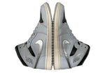 ナイキ NIKE 16年製 AIR JORDAN 1 MID PURE PLATINUM エア ジョーダン ミッド ピュア プラチナム AJ1 シューズ 灰 黒 銀 554724-032 メンズ靴 スニーカー グレー 29cm 104S-827