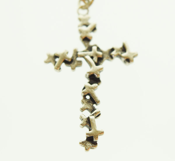 アンダーカバー UNDERCOVER 十字架 ネックレス メンズジュエリー・アクセサリー ネックレス・ペンダント シルバー 103G-169