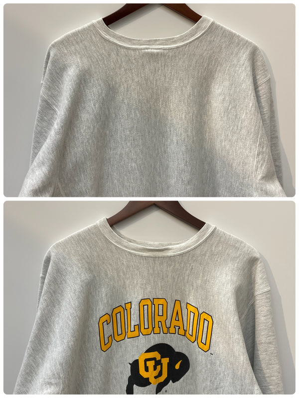 チャンピオン Champion 90's REVERSE WEAVE 前期 メキシコ製 COLORADO  スウェット グレー XXLサイズ 201MT-2954 VB