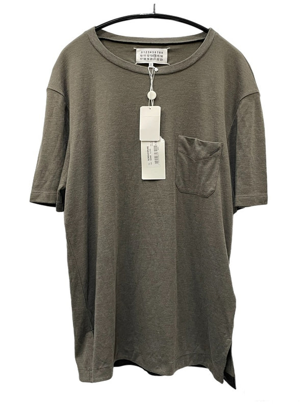 メゾン マルジェラ Maison Margiela クルーネック ポケット TEE S30GC0546 50 Tシャツ ブラウン 601MT-49
