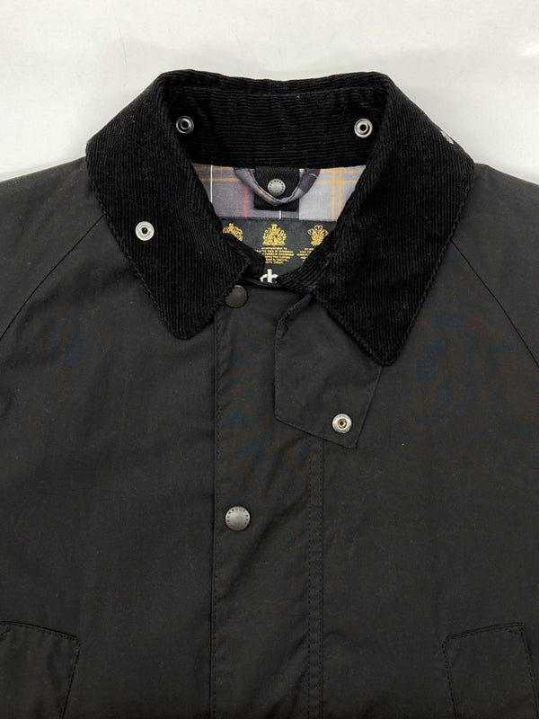 バブアー Barbour SL BEDALE JACKET ビデイル ジャケット ダブルジップ ノンオイル 裏チェック アウター 黒 MWX0529BK91 サイズ 36 ジャケット 無地 ブラック 104MT-1885