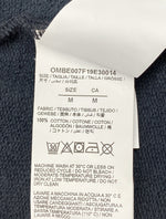 オフホワイト OFF-WHITE 19AW WOMEN PORTRAIT DOUBLE ZIP HOODIE ウーマン ポートレート ダブルジップ フーディ パーカー 紺 OMBE007F19E30014 パーカ プリント ネイビー Mサイズ 104MT-1239