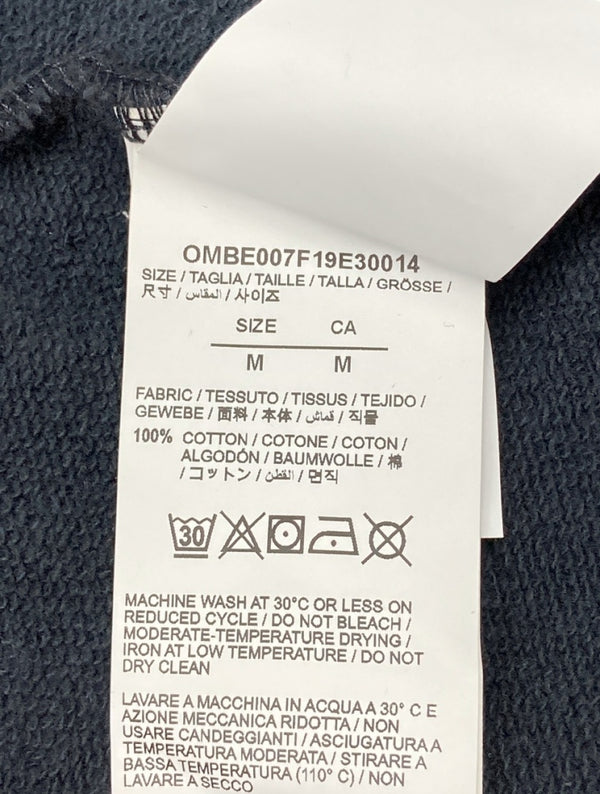 オフホワイト OFF-WHITE 19AW WOMEN PORTRAIT DOUBLE ZIP HOODIE ウーマン ポートレート ダブルジップ フーディ パーカー 紺 OMBE007F19E30014 パーカ プリント ネイビー Mサイズ 104MT-1239