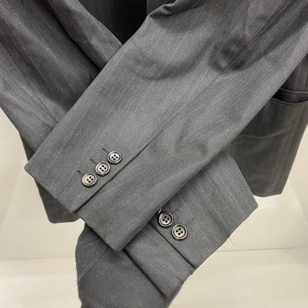 コムデギャルソンオムドゥ COMME des GARCONS HOMME DEUX 3B テーラードジャケット ストライプ DR-J015 ジャケット ブラック Lサイズ 201MT-3903